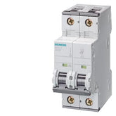 Siemens Miniature circuit breaker, 2-pole, 400V, 6kA, 20A